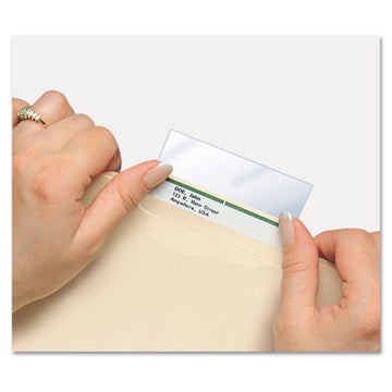 Tabbies® Self-adhesive Label-file Folder Protector, Top Tab, 3 1-2 X 2, Clear, 500-box freeshipping - TVN Wholesale